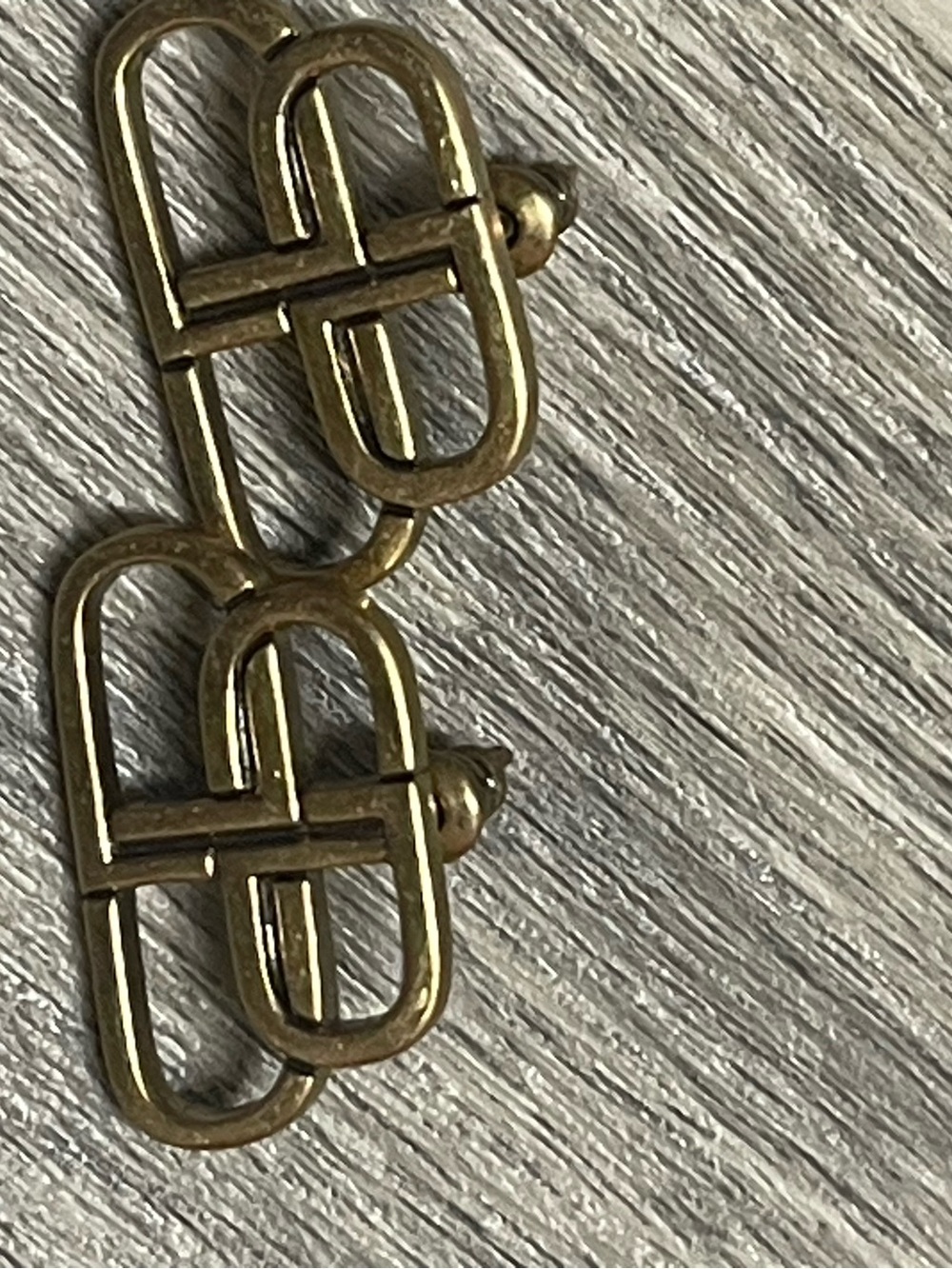 Gold Link Statement Earrings - Women Accessories